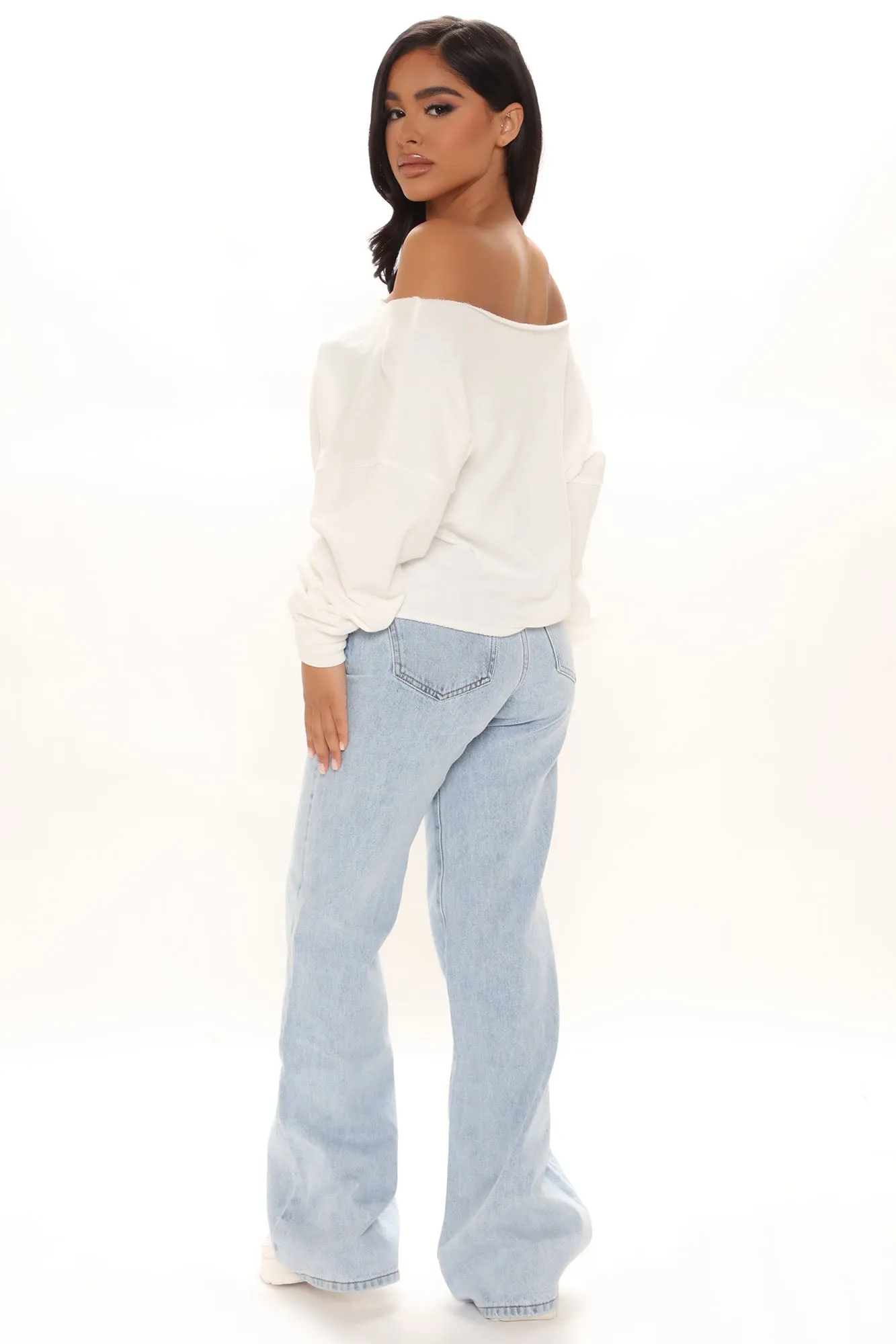 Be The Change Off Shoulder Top - White