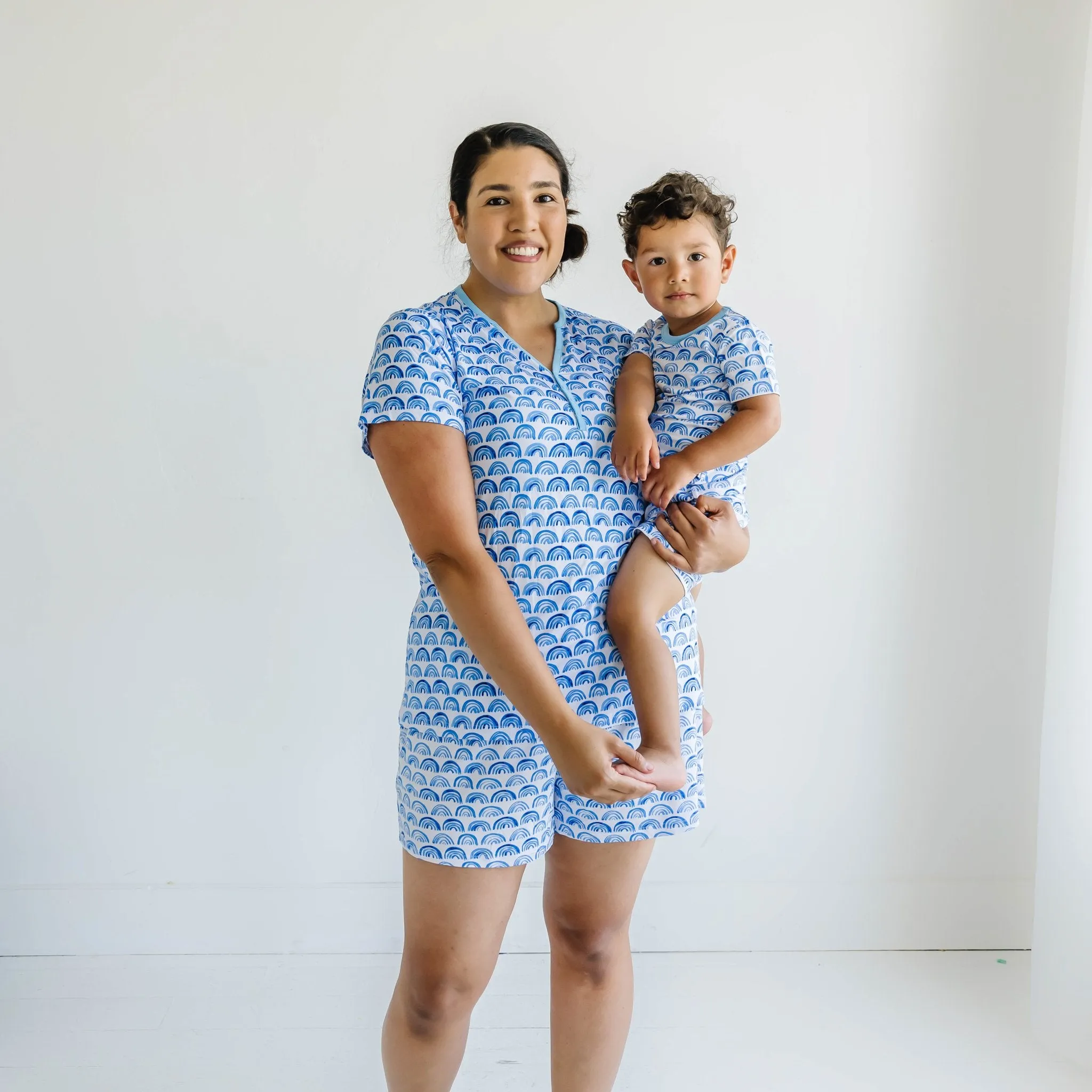 Blue Rainbows Women's Pajama Shorts