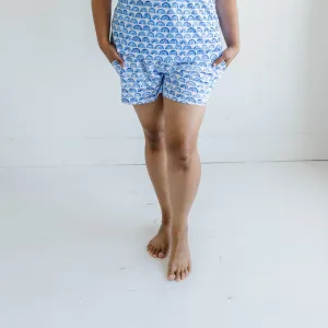 Blue Rainbows Women's Pajama Shorts