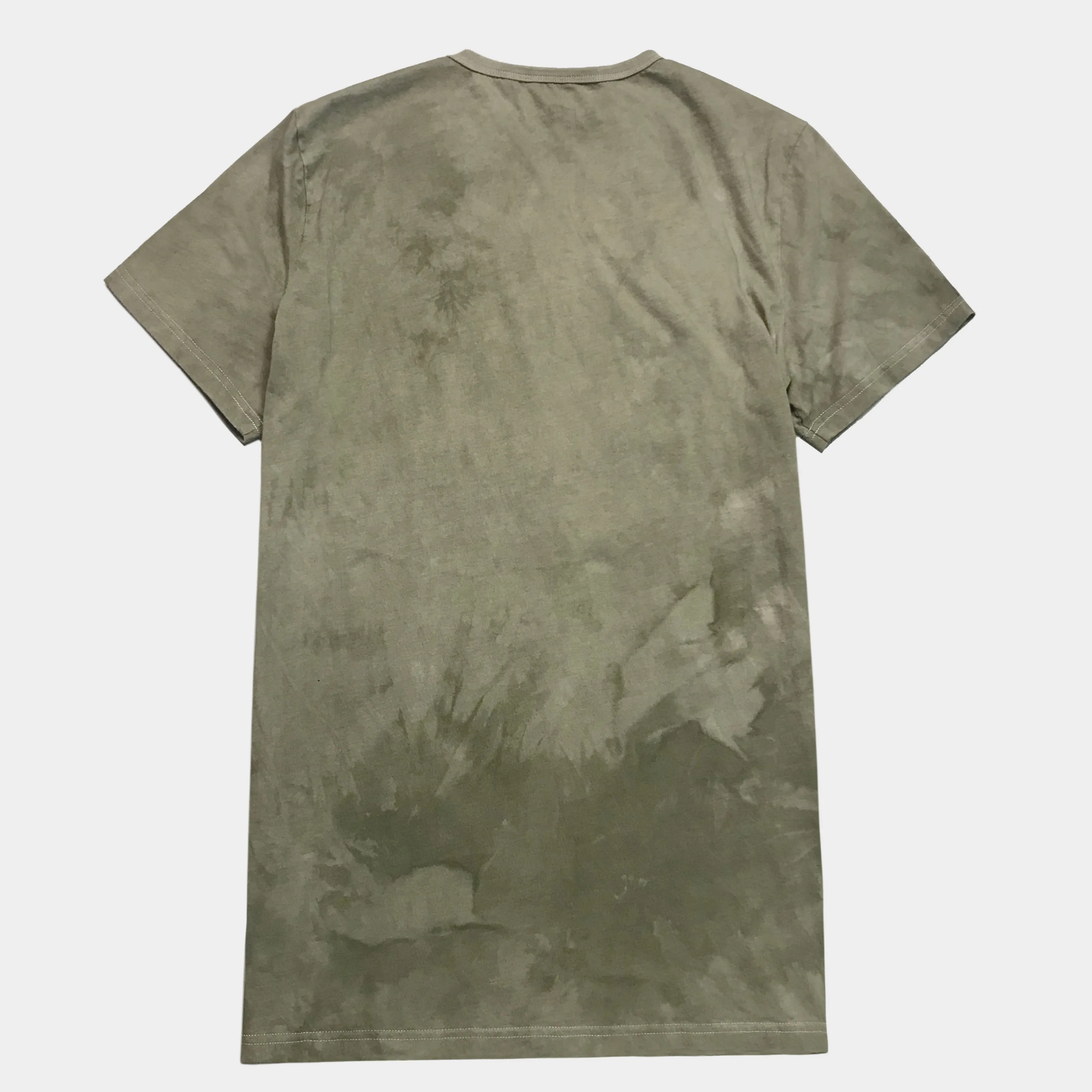 BZEN M.3210-KAITO REGULAR FIT SHORT SLEEVE 3 BUTTON JERSEY HENLEY-145GSM-E0 MOSS GREEN
