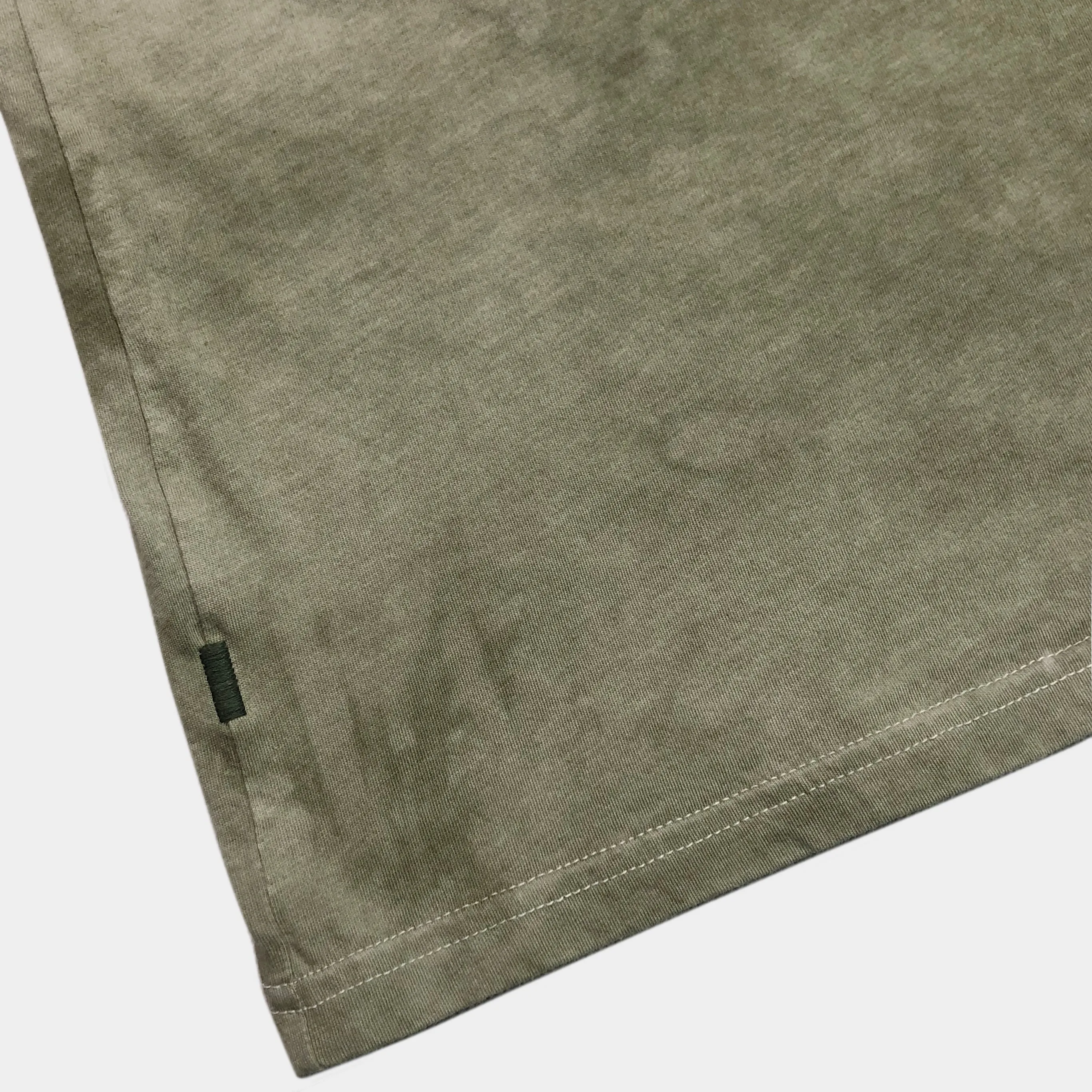 BZEN M.3210-KAITO REGULAR FIT SHORT SLEEVE 3 BUTTON JERSEY HENLEY-145GSM-E0 MOSS GREEN