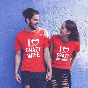 Couple t shirt husband and wife