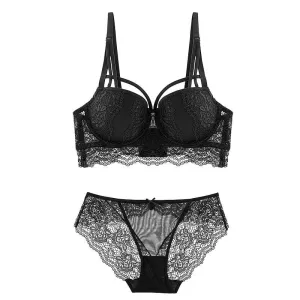Elegant Lace Push-Up Lingerie  The Perfect Blend of Elegance