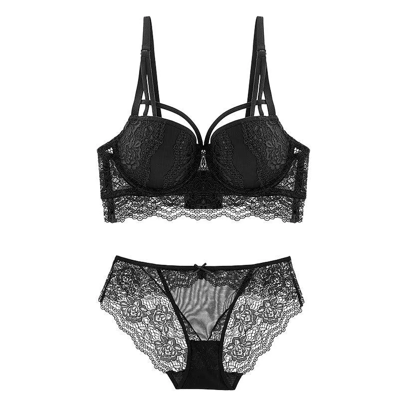 Elegant Lace Push-Up Lingerie  The Perfect Blend of Elegance