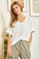 Emily Dolman Lightweight Knit Sweater
