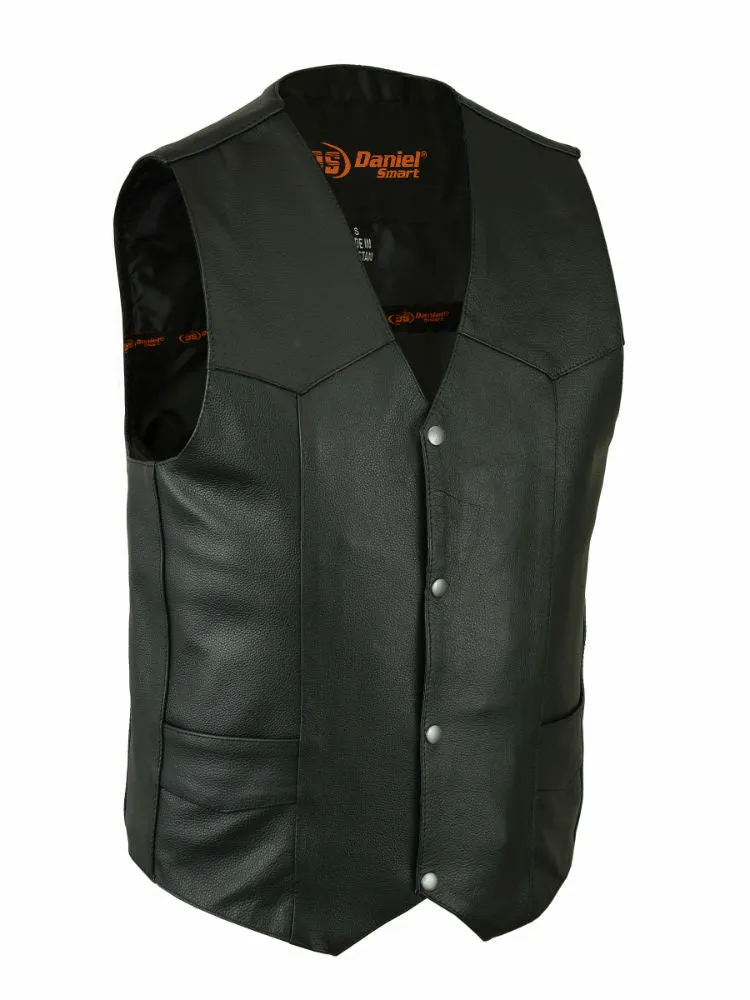 Men's Plain Side Economy Vest
