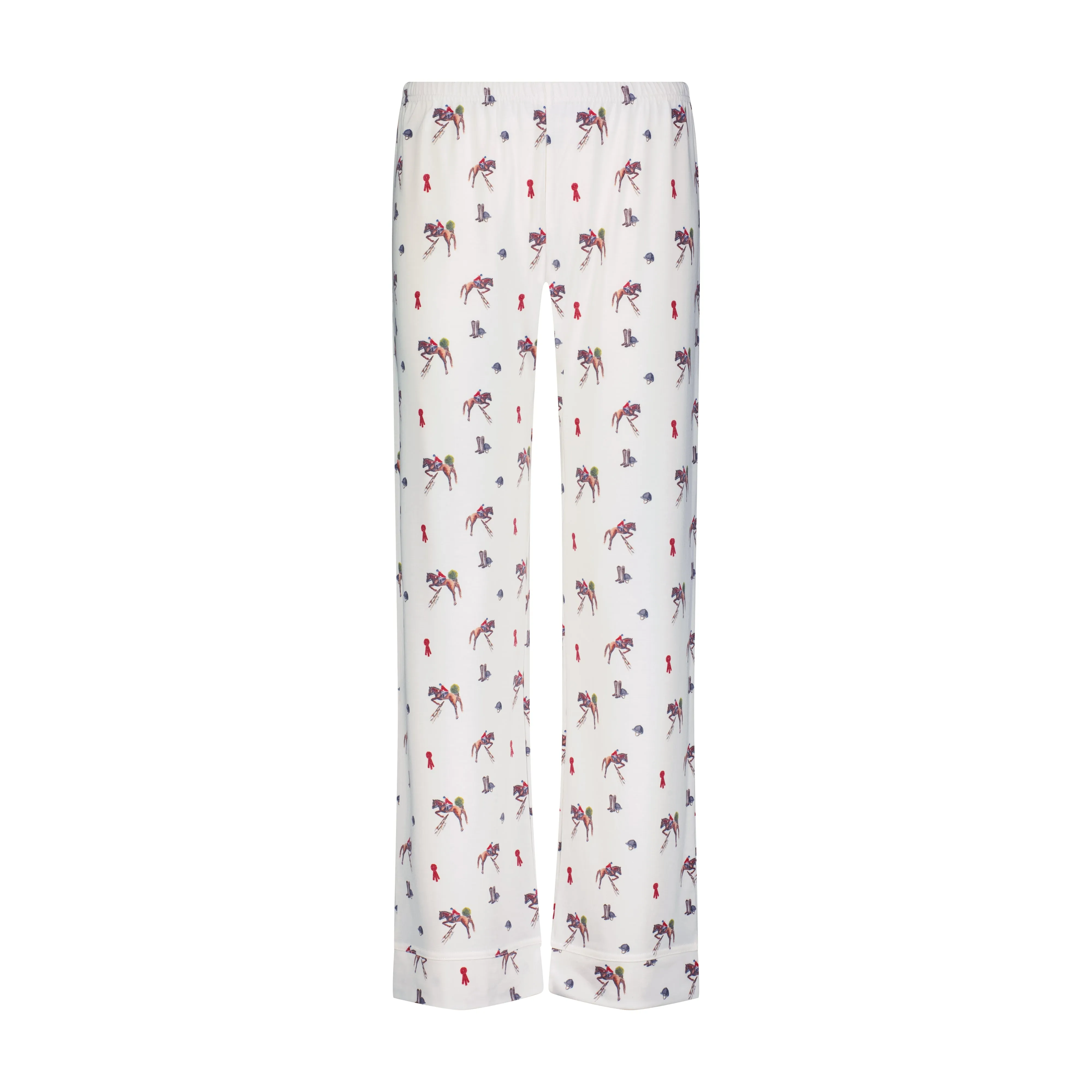 Polkadot CHARLEY Pajama Set Equestrian Print by Lydia Marie Elizabeth