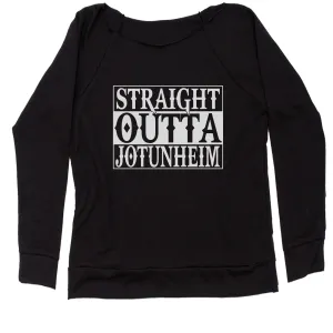 Straight Outta Jotunheim War God Gaming Women's Slouchy