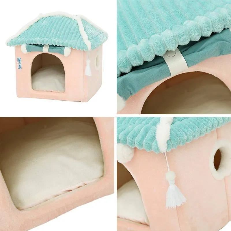 Winter Pet House Dogs Soft Nest