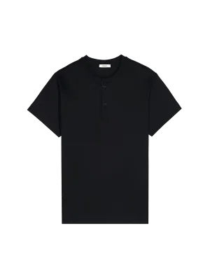 Womens DNA Henley T-Shirtblack