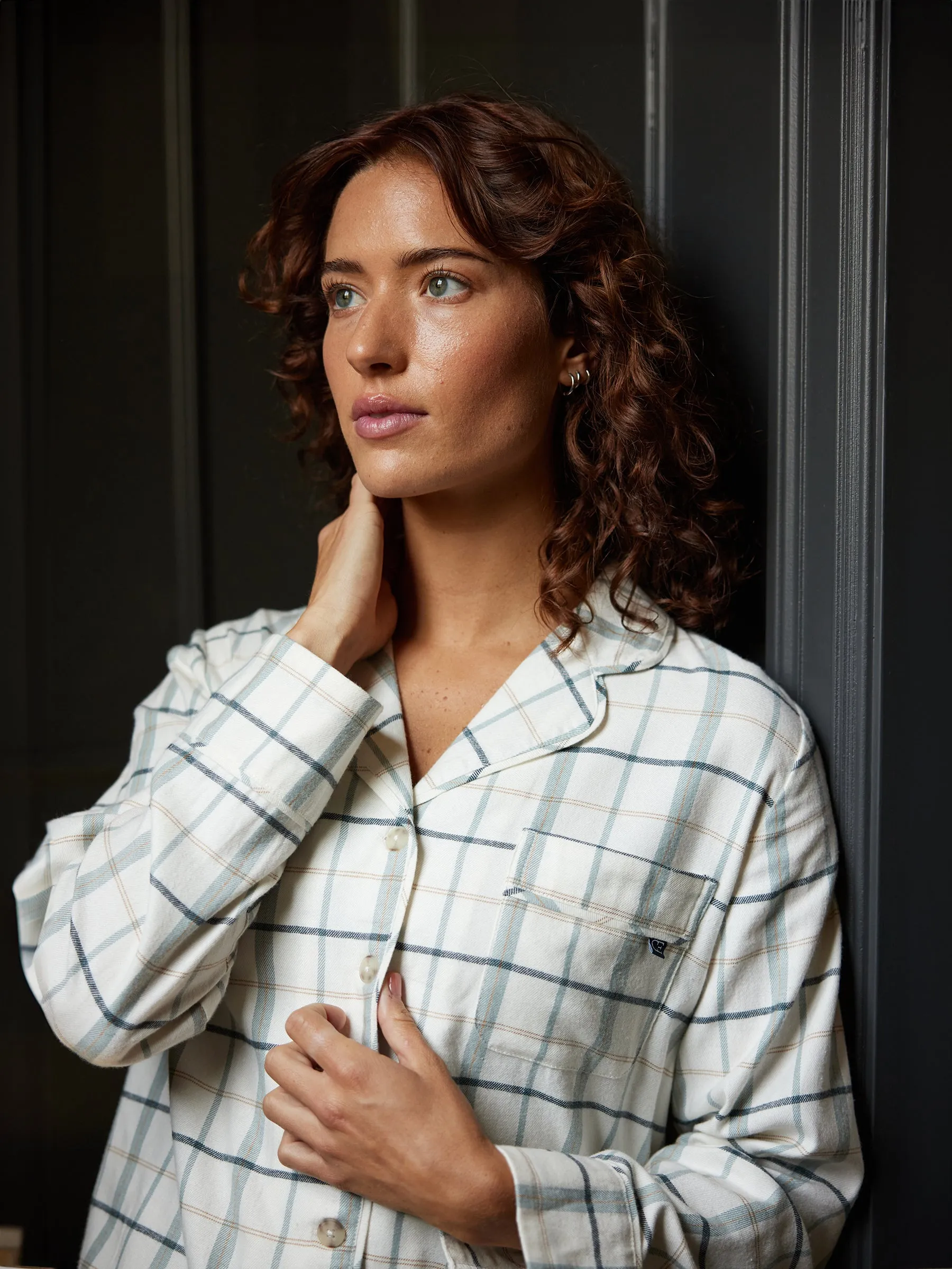 Women's Farmhouse Long Sleeve Pajama Top