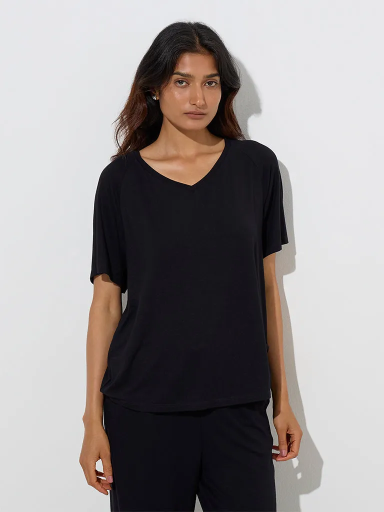 Wunderlove Black Supersoft Top