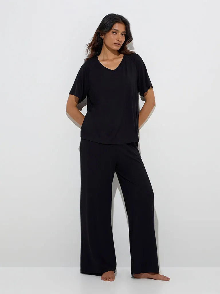 Wunderlove Black Supersoft Top